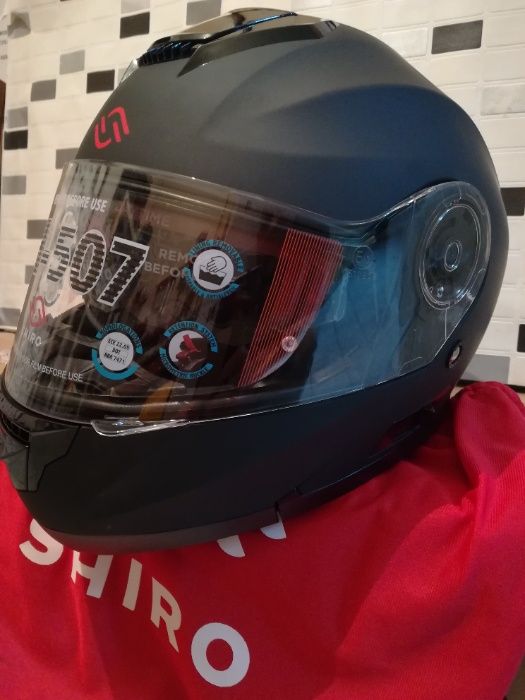 Kask szczękowy SHIRO -Super cena !! rozmiar XS i S uchwyt PINLOCK