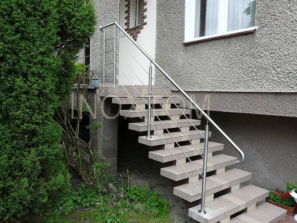 Balustrada ze stali nierdzewnej do samodzielnego montażu