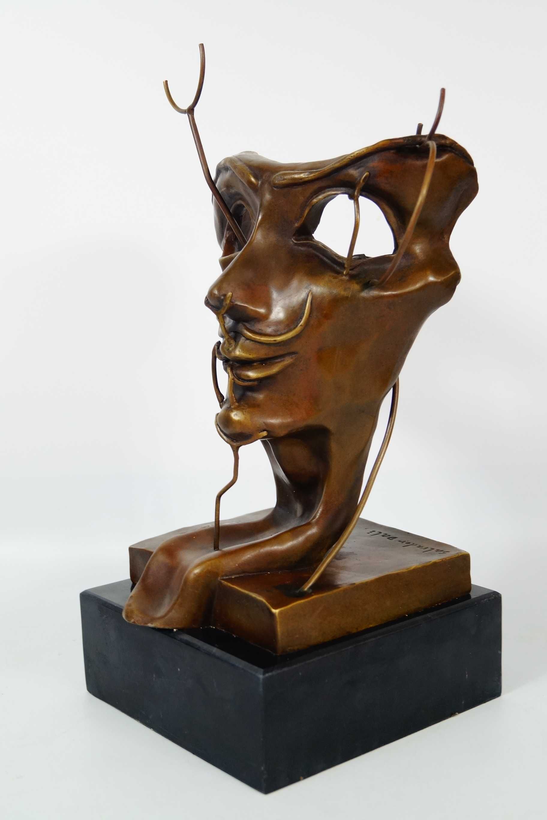Figura z brązu rzeźba twarz abstrakcja SALVADOR DALI