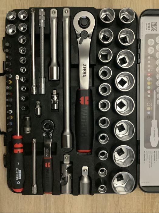 WURTH Zestaw Kluczy nasadowych 1/2” 1/4” 59 Elementów ,Promocja