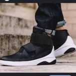 Мужские топсайдери кожаные кроссовки NIKE MARXMAN ЧЕРНО-БЕЛЫЙ оригинал