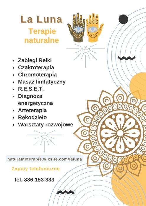 Zabiegi Reiki - Energoterapia