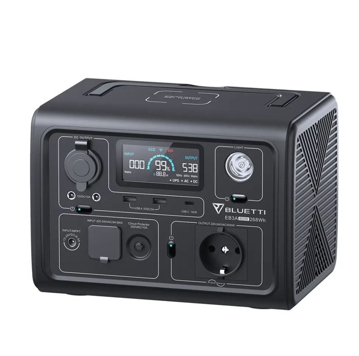 Зарядна станція BLUETTI EB3A 600 Вт, 268 Вт/год, EU, в НАЯВНОСТІ!