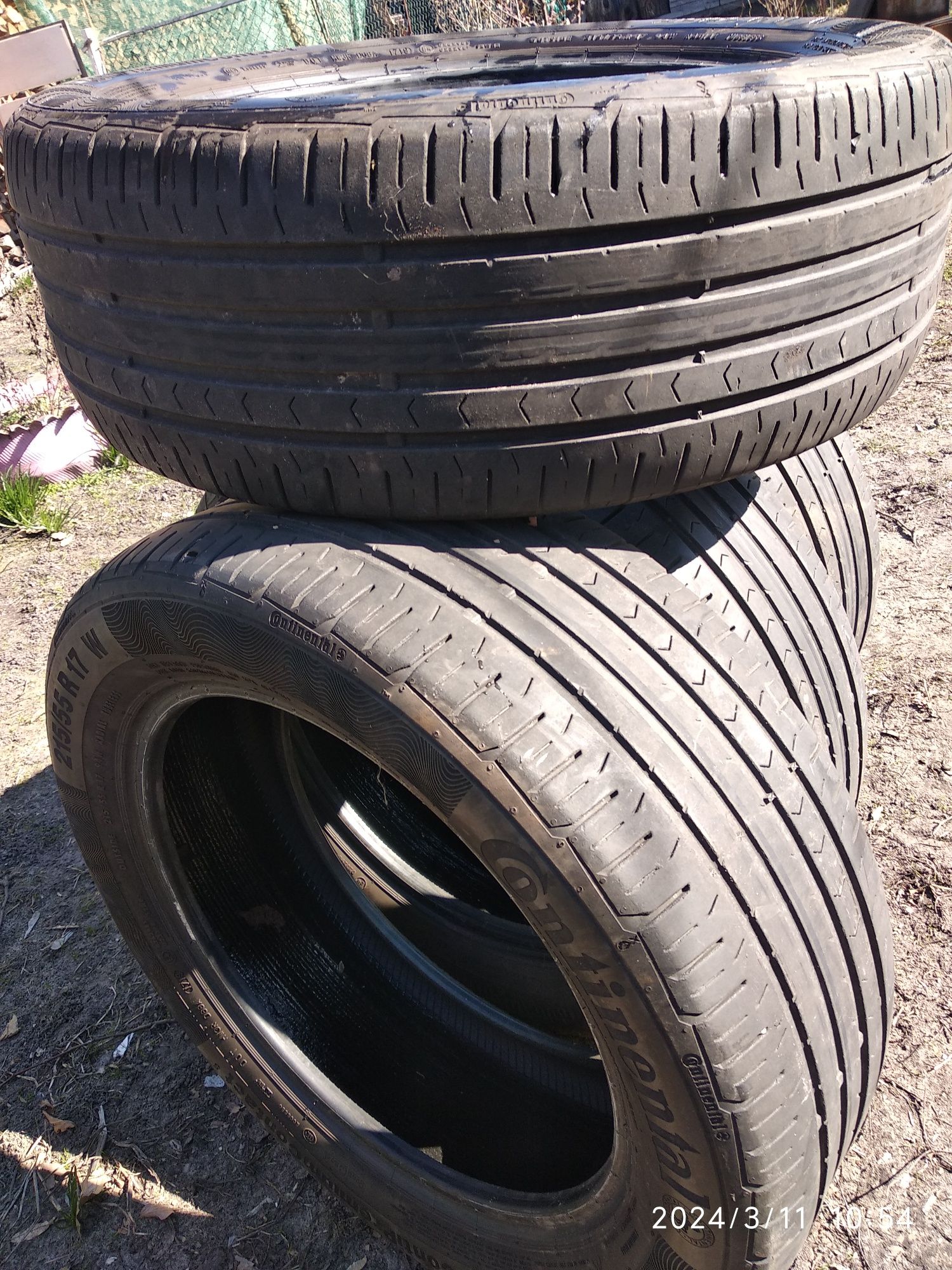 Резина летняя continental 215/55R17W