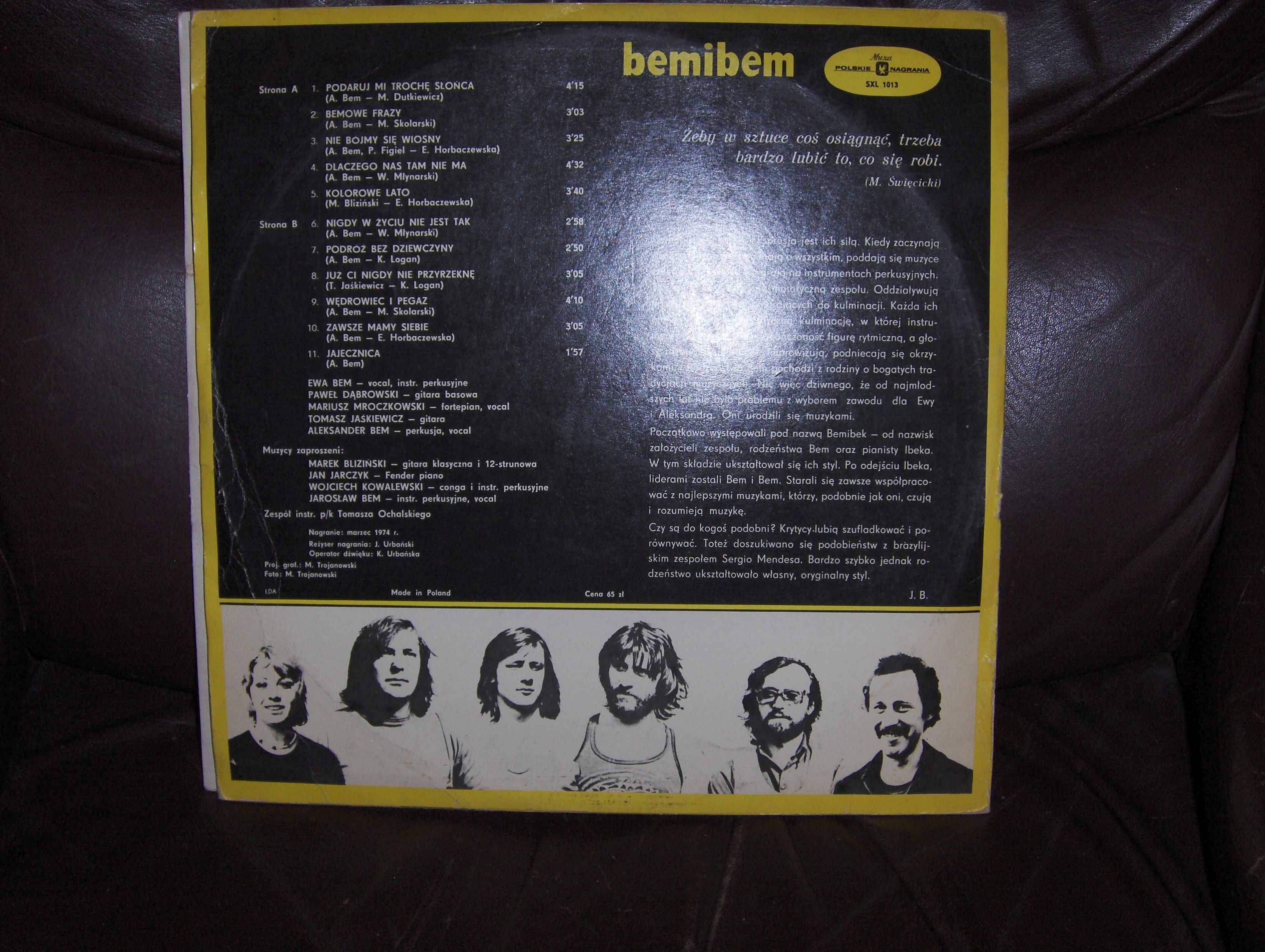 Bemibem - Bemowe Frazy 1974 NM/EX