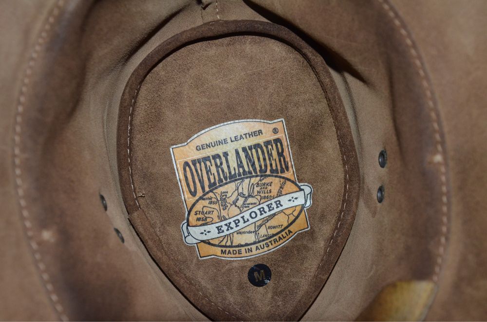 Kapelusz kowbojski skóra kangura vintage Overlander Australia