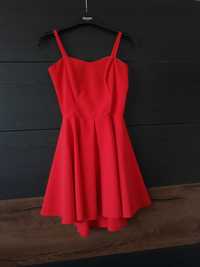 Czerwona sukienka na wesele, na różne okazje S