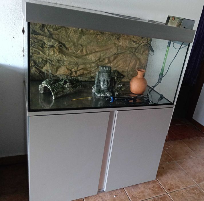 Aquário 1mX55cmX50cm + móvel