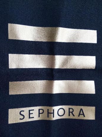Tote bag Saco de pano Sacola SEPHORA - preto e dourada - NOVO
