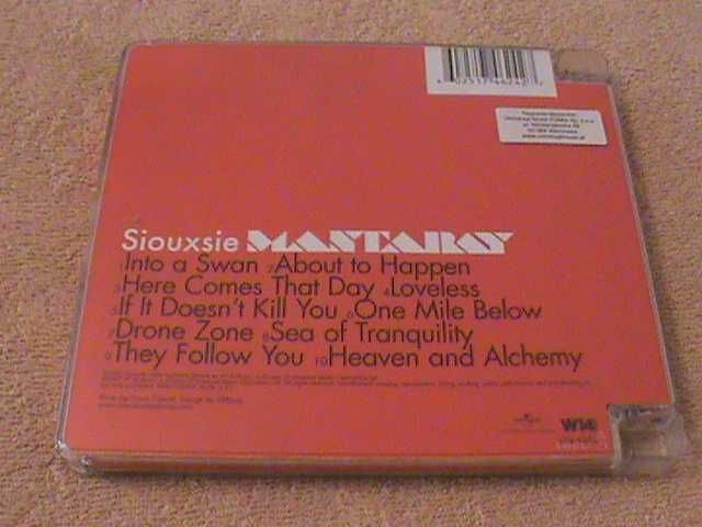Siouxsie Sioux Mantaray płyta CD z 2007 roku.