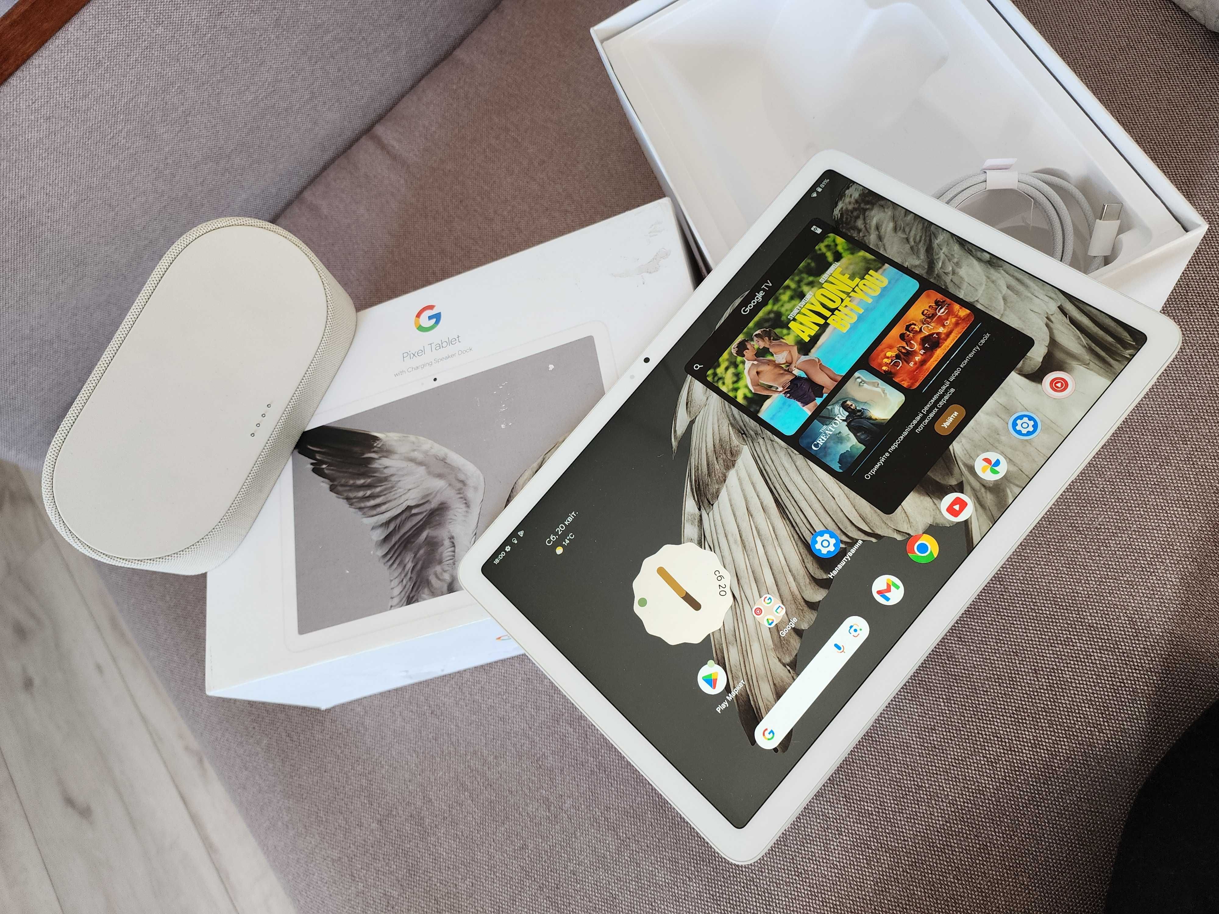 Google Pixel Tablet 11" with Charging Speaker Dock 8/128GB Новий
