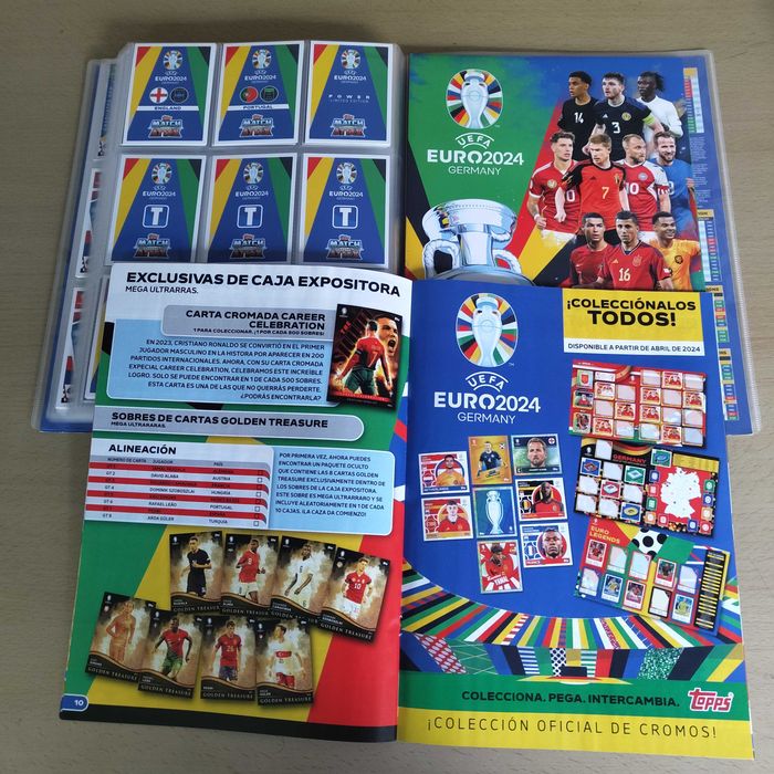 Coleção Cartas Topps Match Attax Euro 2024