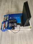 Konsola PS4 pro plus gry,dwa pady. Zamiana