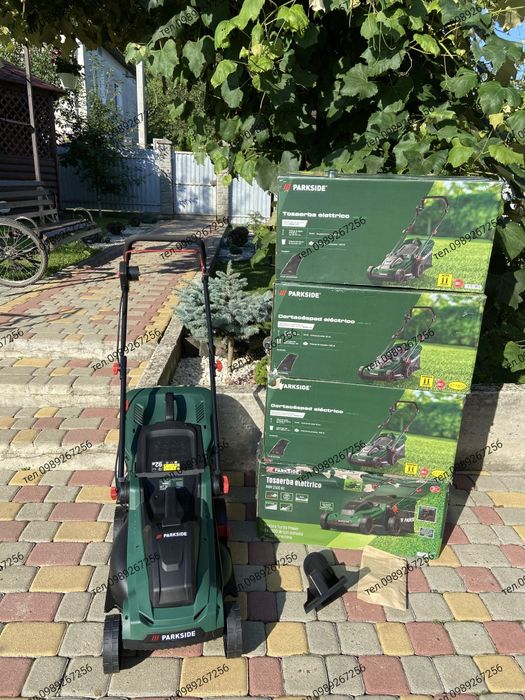 Електрична газонокосарка, PERM 1500 A1 1500 Вт Parkside Німеччина
