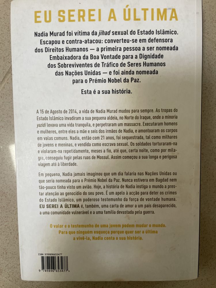 Eu Serei a Última de Nadia Murad