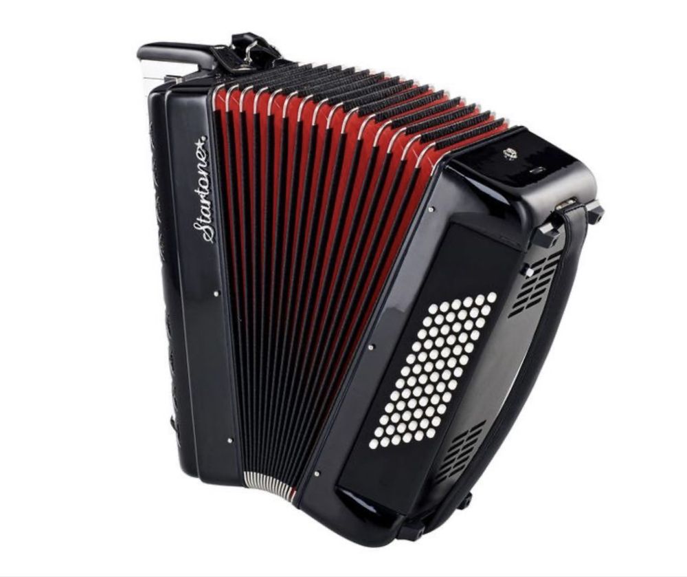 Acordeão Startone 72 preto MKII, como novo