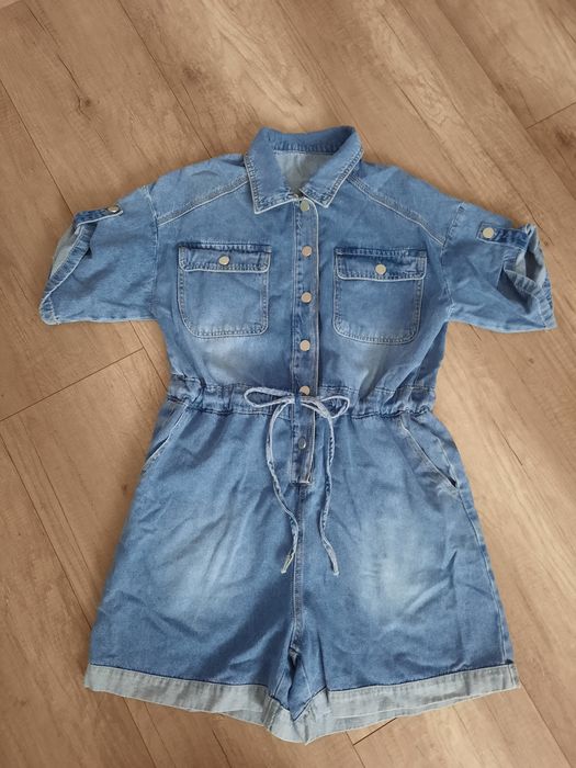 Kombinezon jeansowy