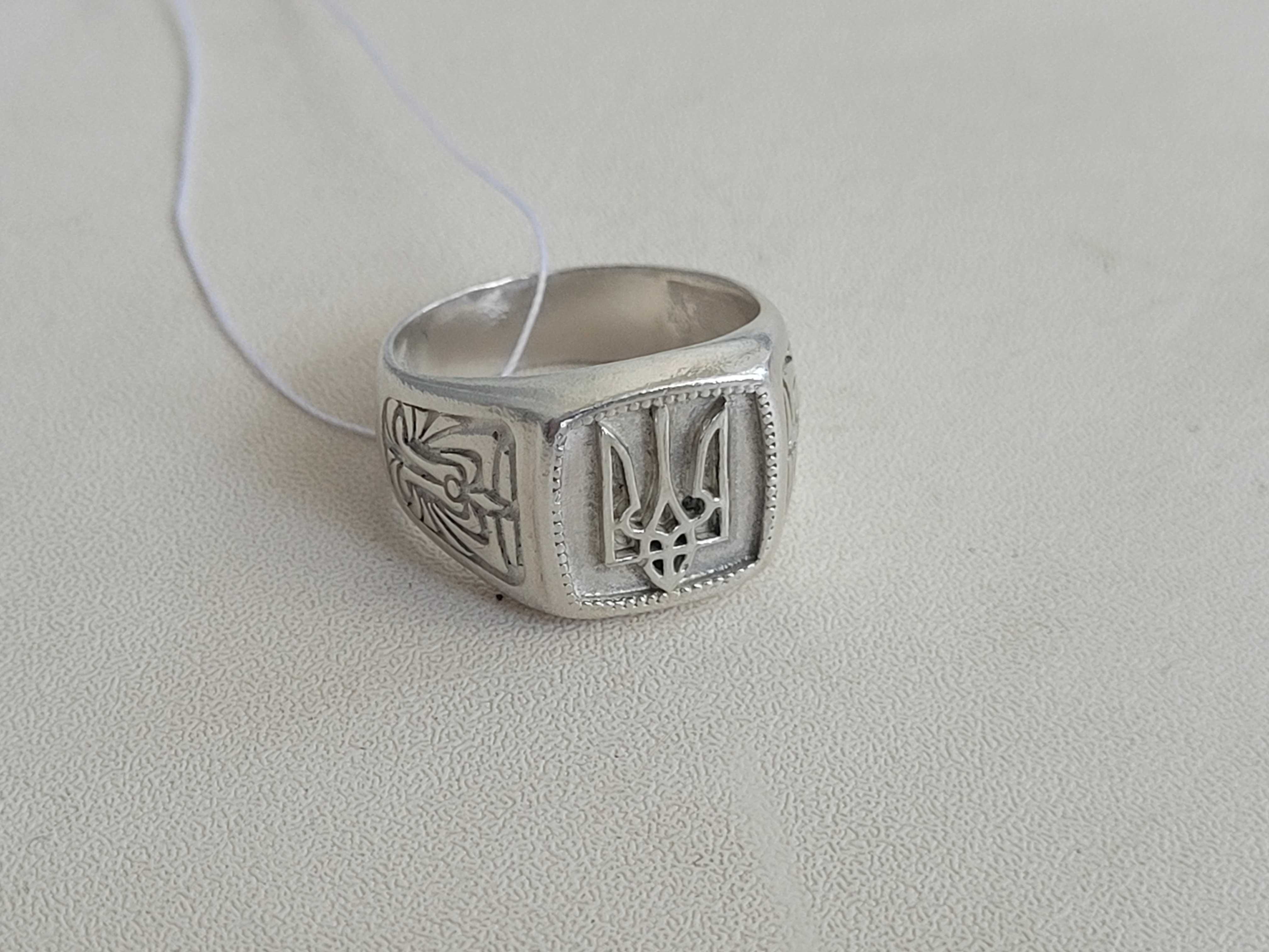 Перстень чоловічий срібний,  925 проба