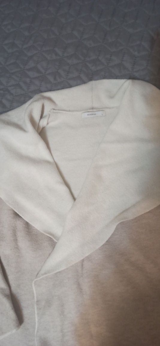 Beżowy kardigan Reserved sweter beżowy 38 40 L M