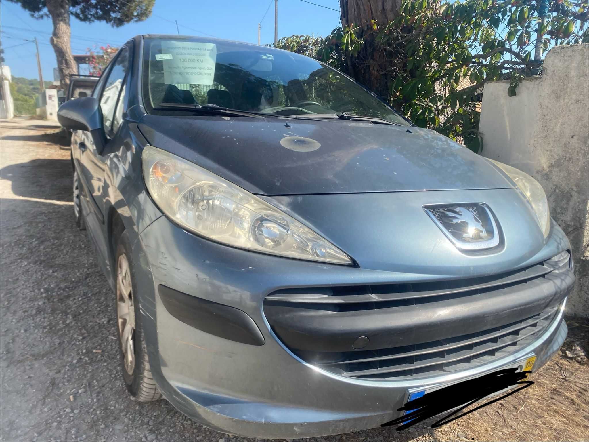 Peugeot 207 5 portas 1.4 88CV agosto 2006 1 dono