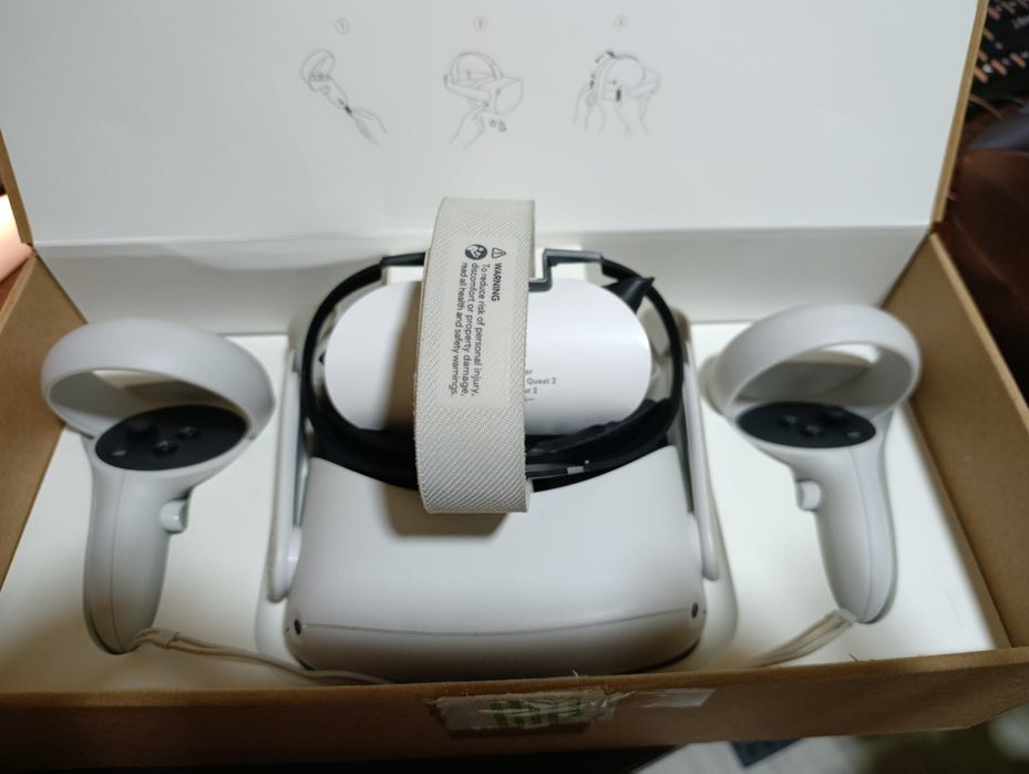 Meta Quest 2 – Excelente Estado, Pouco Uso