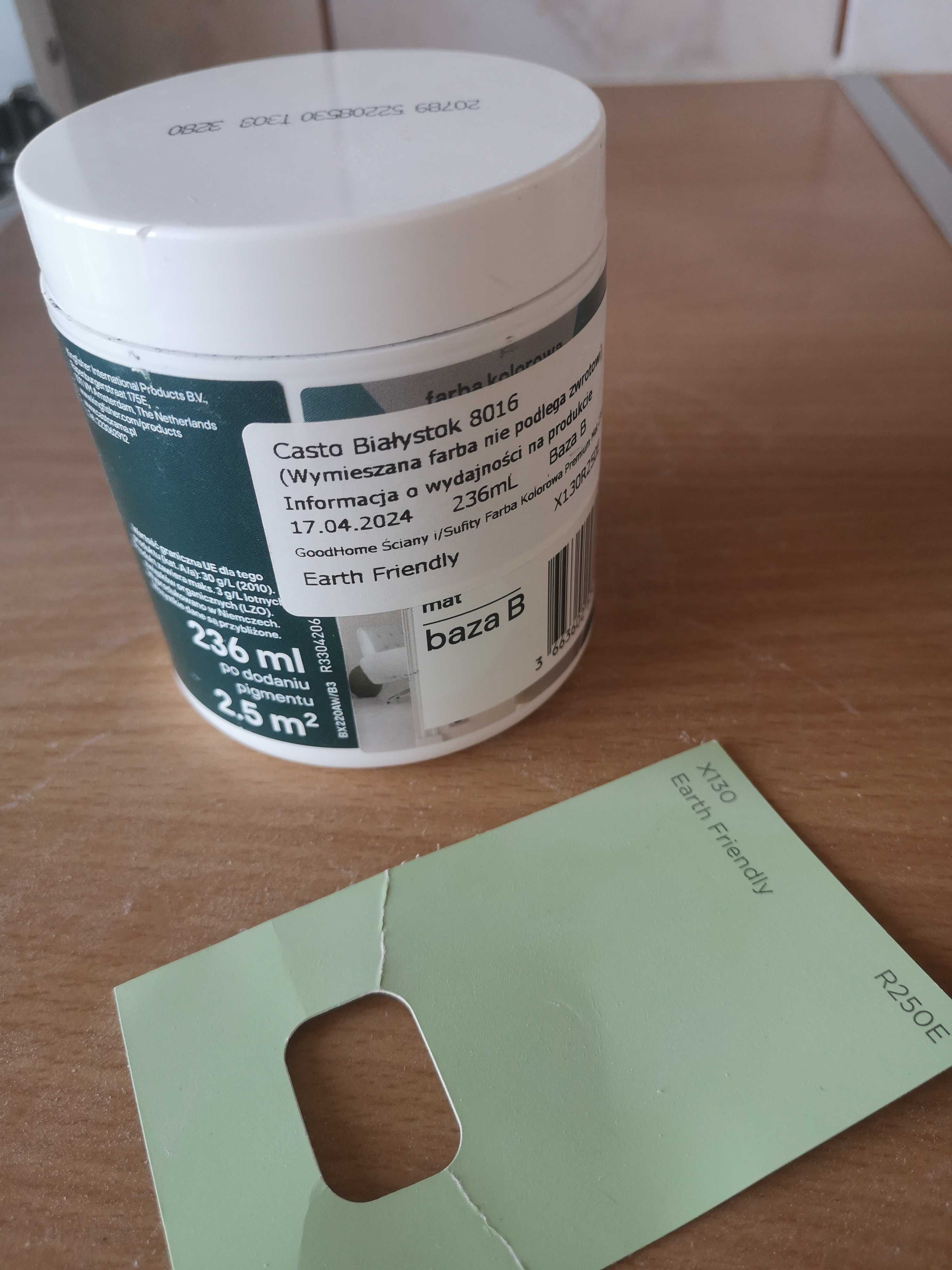 Tester farba Valspar zielony Earth Friendly X130 R250E