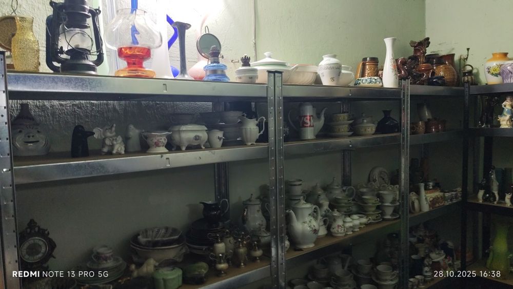 Szkło Kolorowe Kryształy Porcelana Wszystko z PRL-u