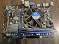 Płyta główna MSI B75MA-E33 + procesor + ram