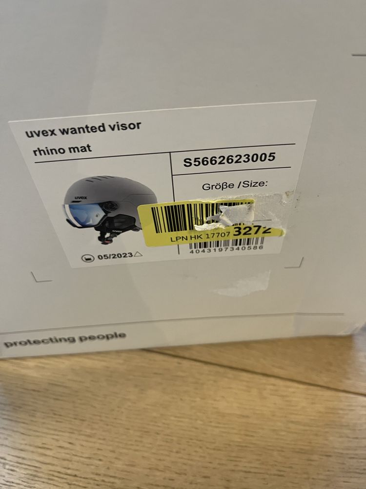 Kask narciarski/snowboardowy Uvex Wanted Visor 54-58 Rhino Mat