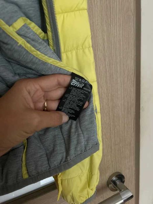 Kurtka damska Crivit żółta z kapturem roz M