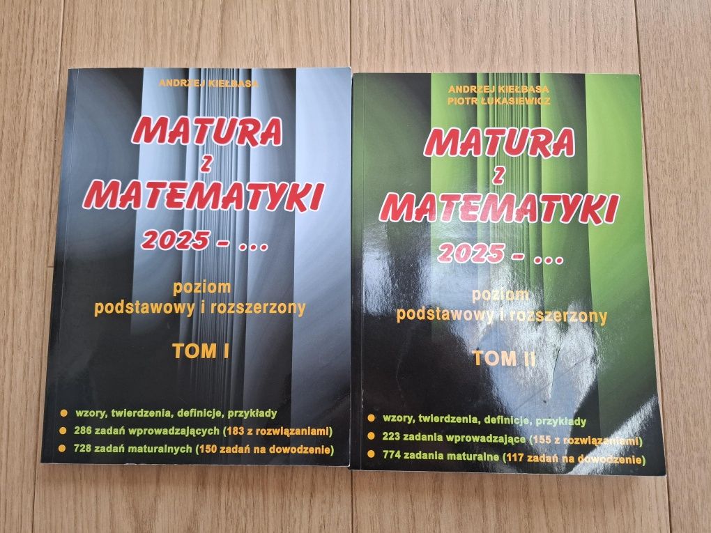 Matura z matematyki 2025 Tom I i II Andrzej Kiełbasa
