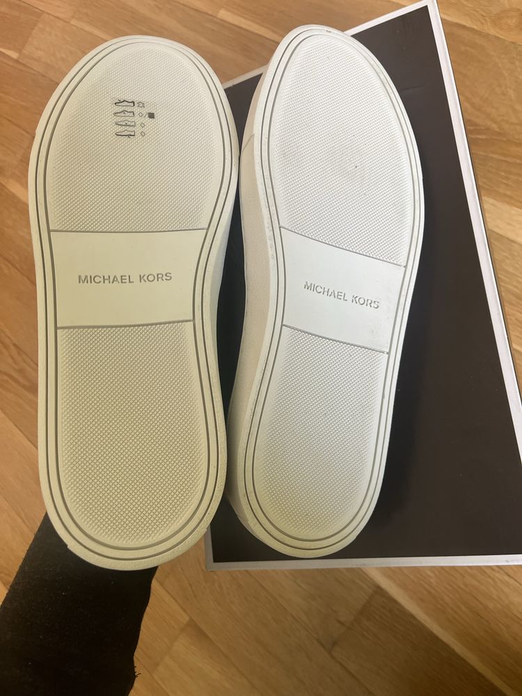 Michael Kors sneakersy slip on czarne US10 skóra