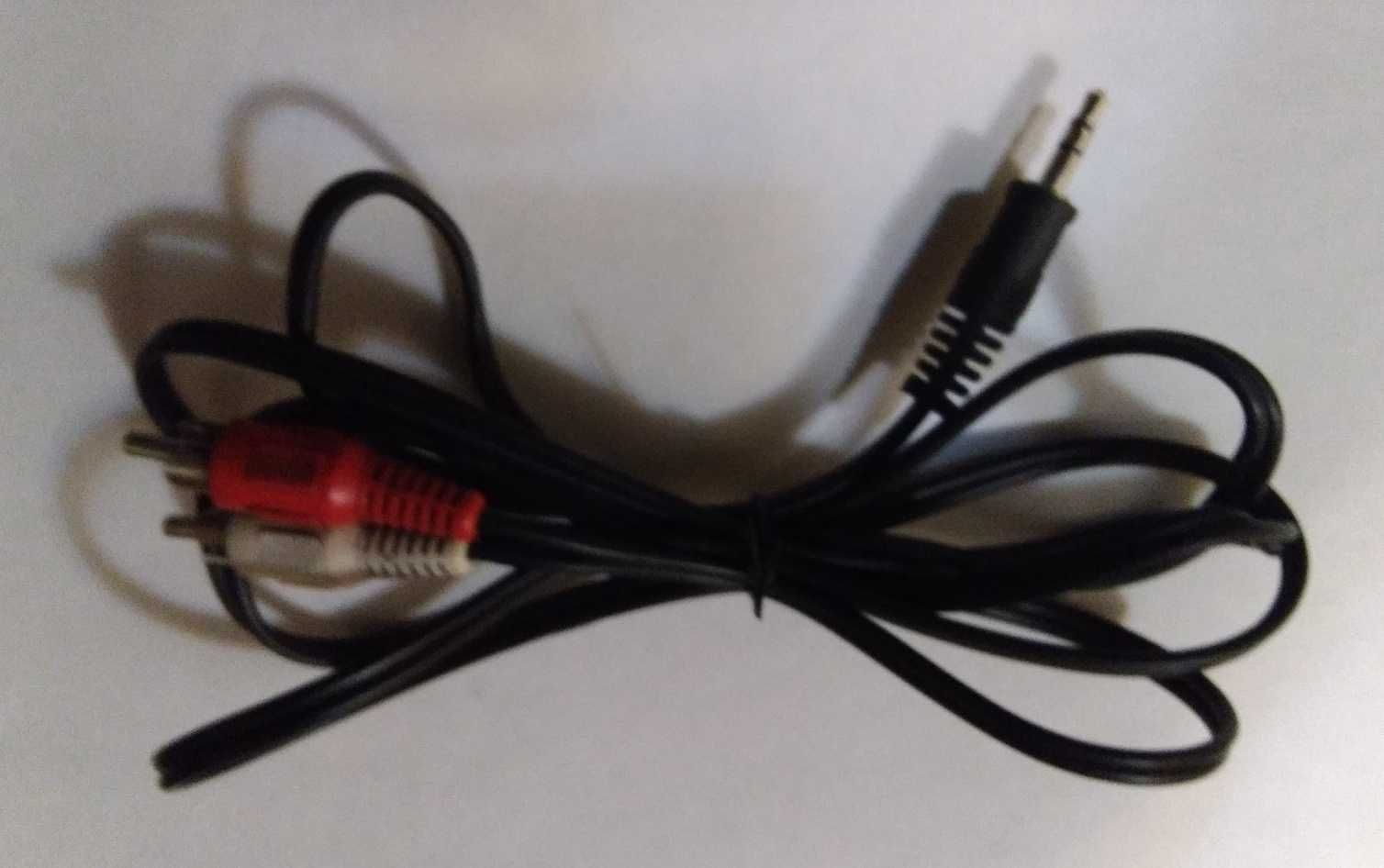 Аудио-кабель mini-jack 3.5мм-2xRCA-тюльпан 1.5м