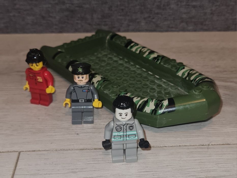 Figurki zestaw łódka wojskowa ponton bojowy Lego