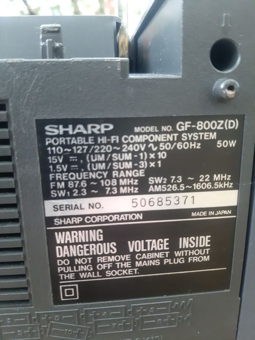 Sharp GF - 800Z(D)