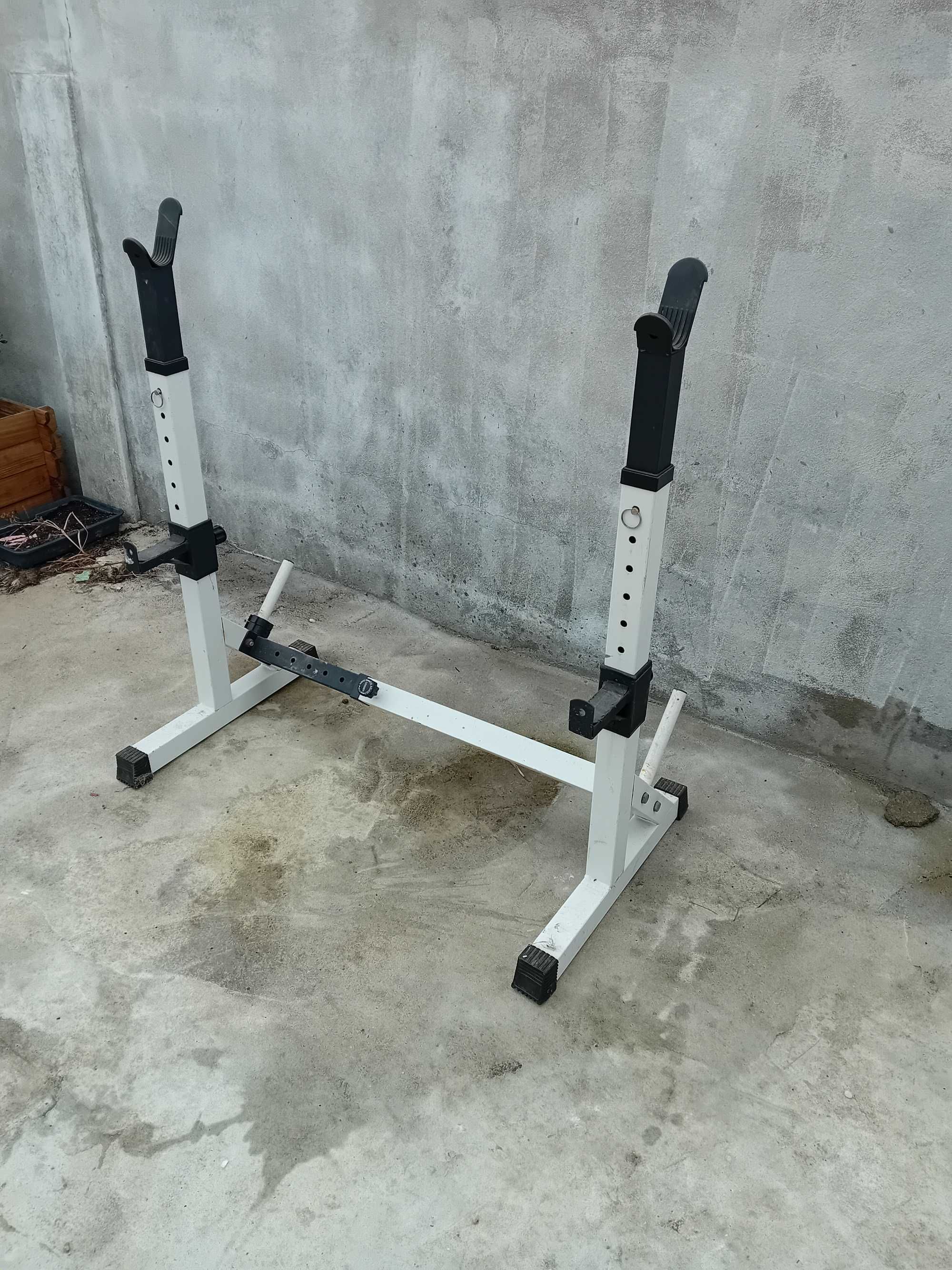Rack musculação regulável