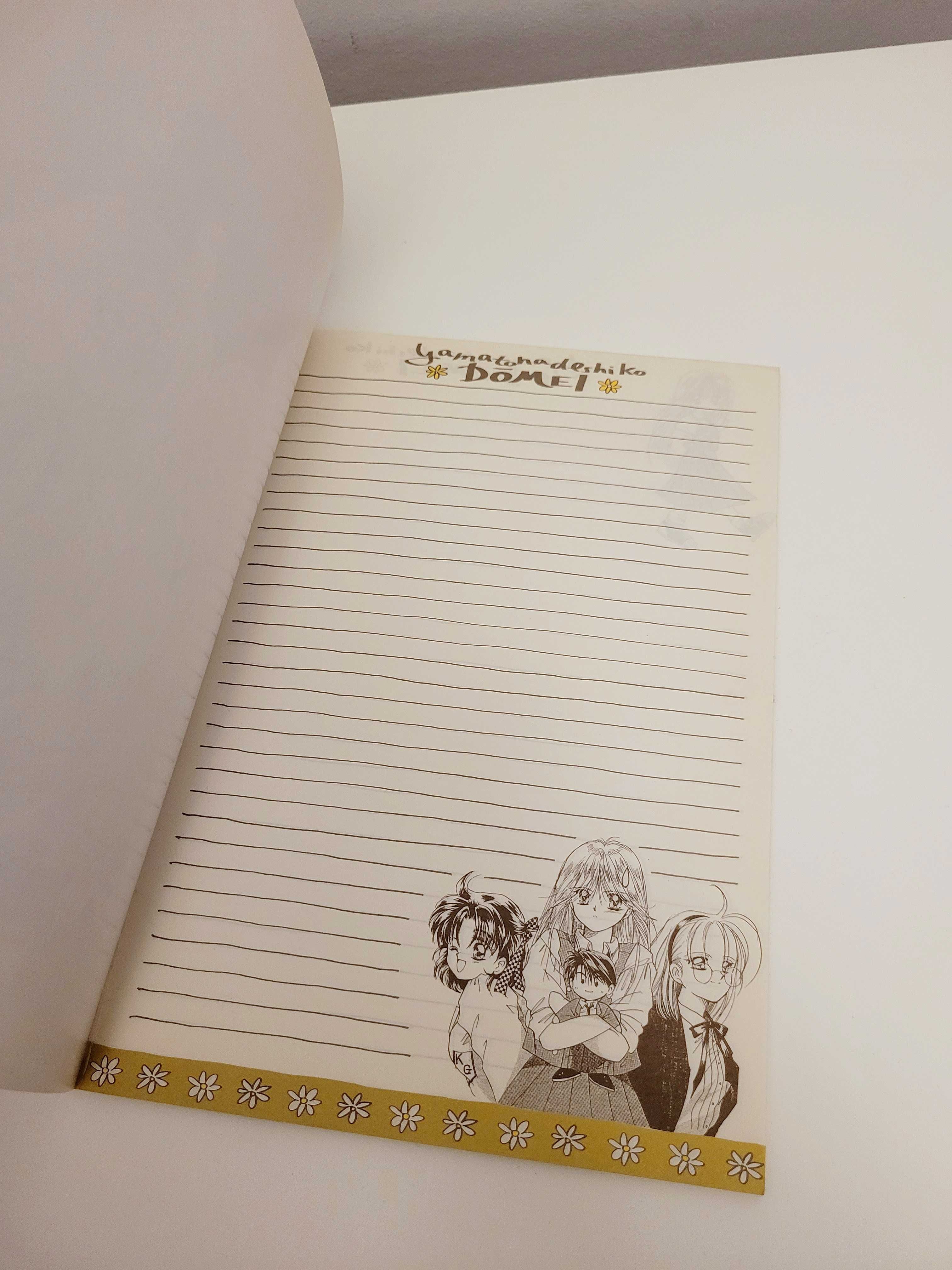 Yamatonadeshiko Domei notatnik manga anime vintage unikat oldschool