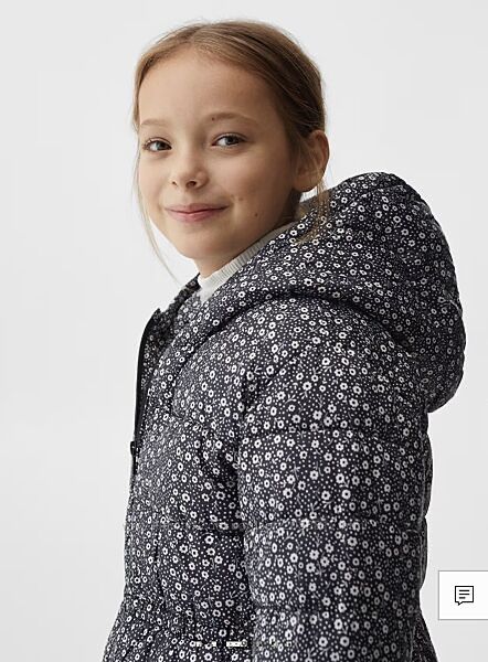 Зимова куртка для дівчат Mango