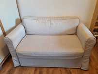 Rozkładana sofa IKEA Hagalund beżowa 2osobowa