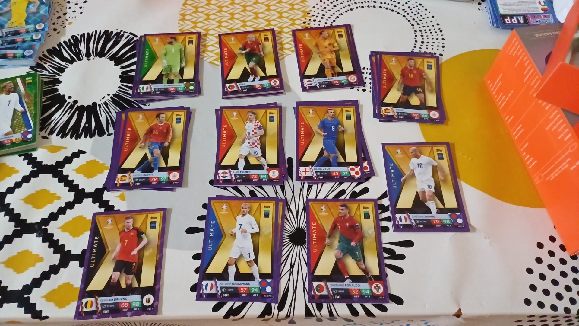 Cartas Match Attax Euro 2024