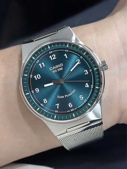 Годинник чоловічий CASIO MTP-RS105M-3B Solar Оригінал Гарантія Часы