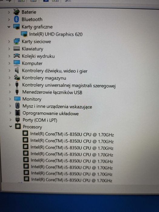 Laptop Lenovo Thinkpad T480 i5 / 16GB / 256GB/14 FHD/ 2xBAT. _Gwar./FV