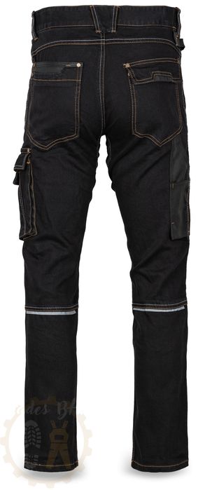 SPODNIE ROBOCZE do pasa jeans stretch elastyczne slim mocne BHP 50 / L