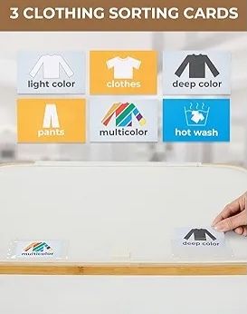 Kosz na pranie bieliznę yamagahome 140l duży beż bambusowa ramka