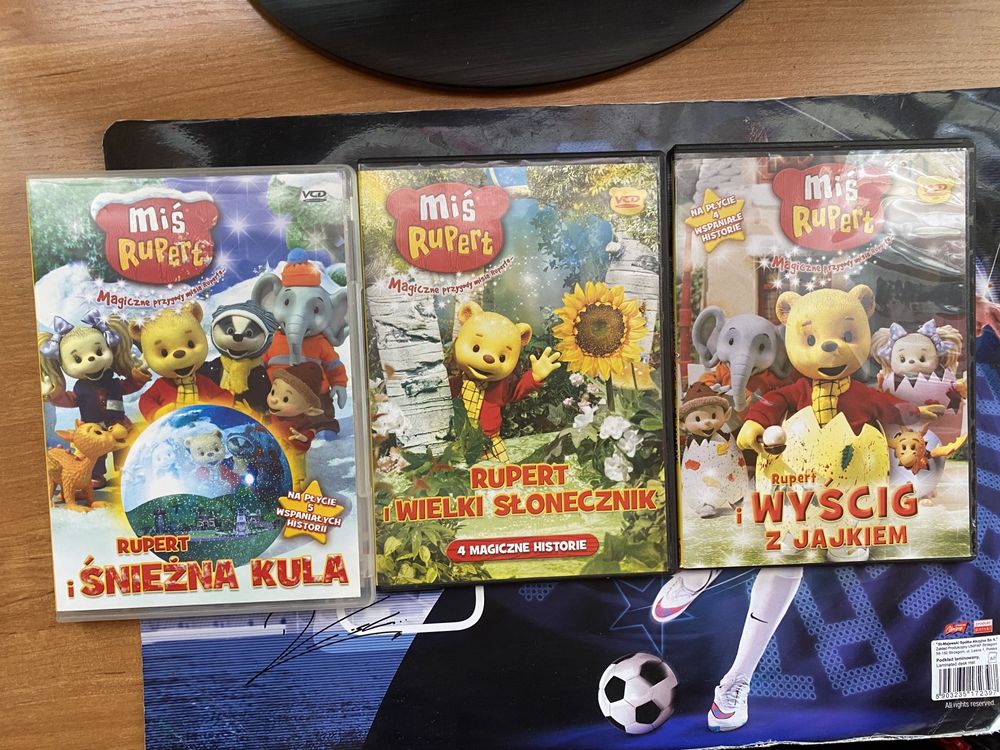 Miś Rupert bajka na płytach DVD