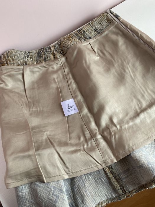 Spódniczka mini z falbaną marka Laurella XL