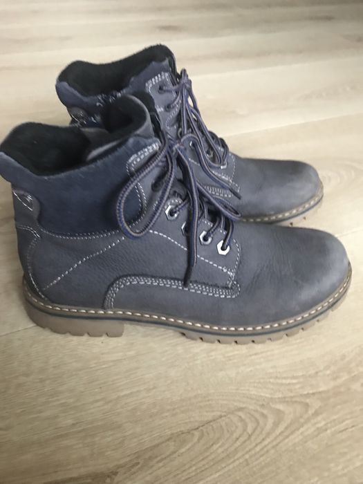 Buty zimowe kozaki chłopiec zima Lasocki skóra rozmiar 36 okazja