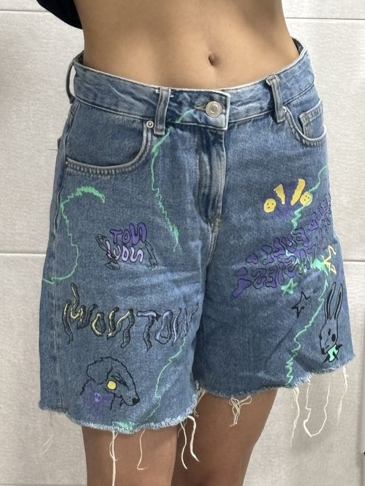 Calção de ganga 34