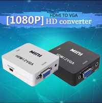 Конвертер адаптер HDMI VGA USB живлення і аудіо