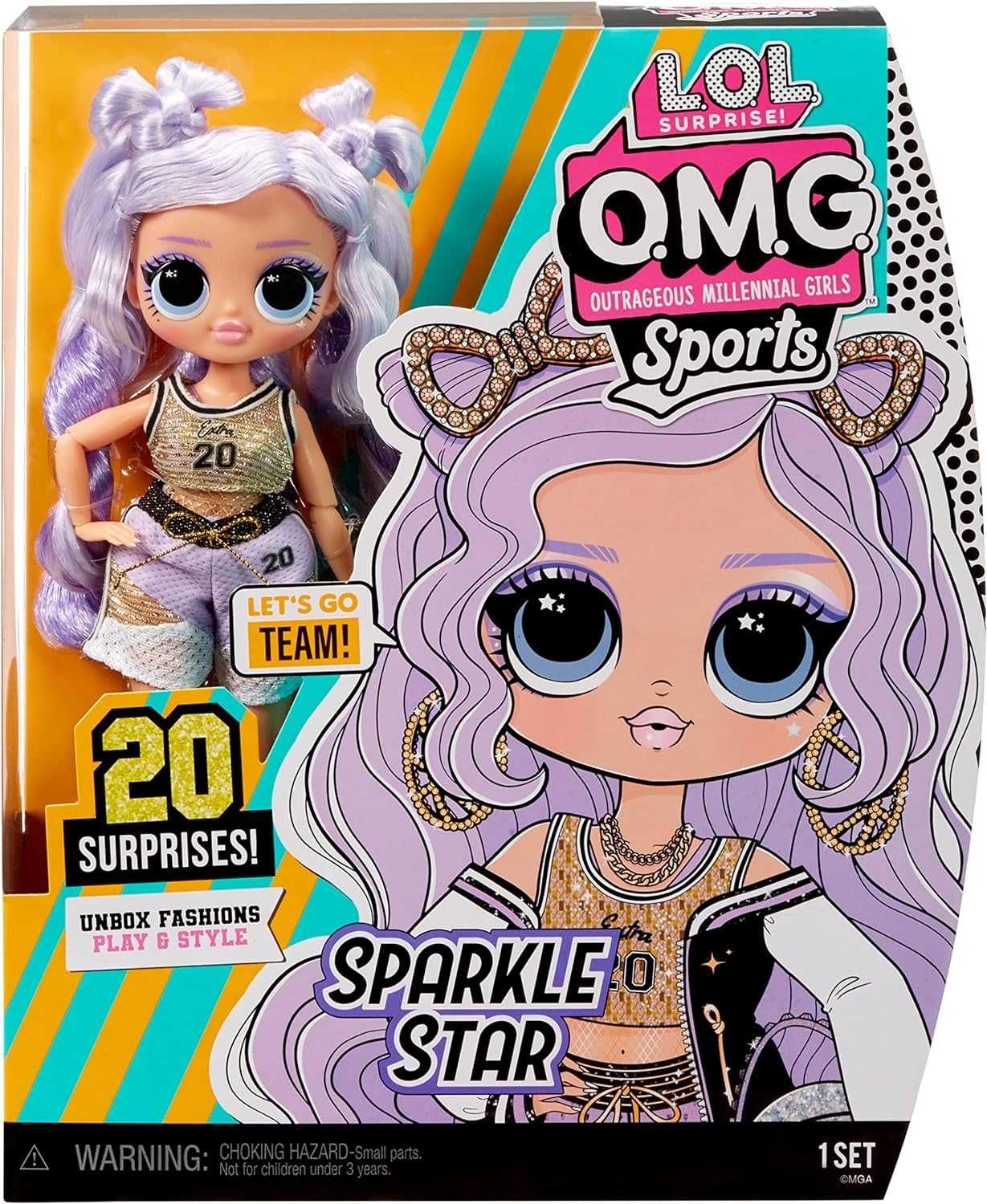 Уцінка. Лялька LOL Surprise Sports SPARKLE STAR  Спорт Спаркл Стар